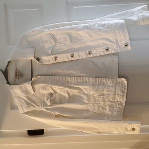 White Jean jacket